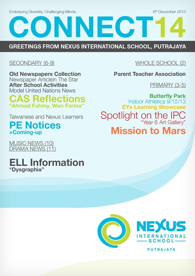 6 December Issue, Term 1 (2013-2014) | Nexus International School ...