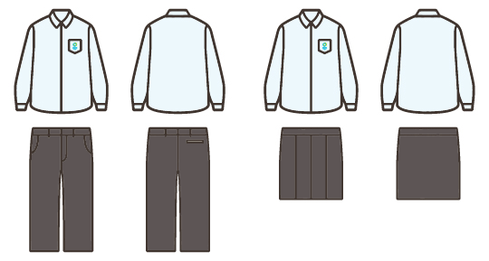 IB students are required to wear the designated uniform; girls can choose between skirt or pants.